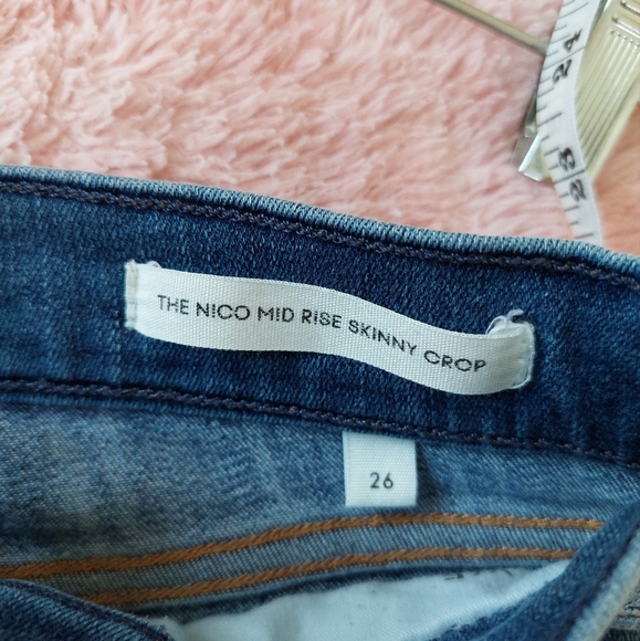 Denim Forum Nico Mid Rise Skinny Crop Jeans Size 26 - Picture 6 of 11
